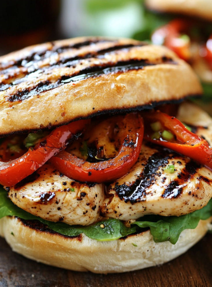 Grilled Chicken in a Ciabatta